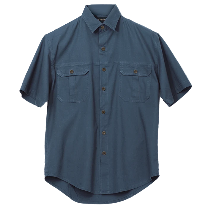 Plain Bush Shirt Mens
